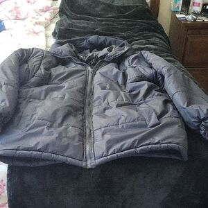 JustFab Navy Puffer Jacket